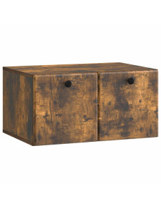 Mobile Porta TV da Muro Rovere Fumo 59,5 x 41 x 30 cm