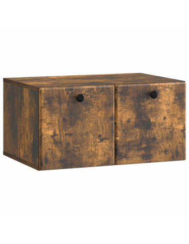 Mobile Porta TV da Muro Rovere Fumo 59,5 x 41 x 30 cm