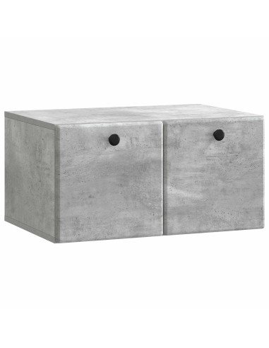 Mobile Porta TV da Muro Grigio Cemento 59,5 x 41 x 30 cm