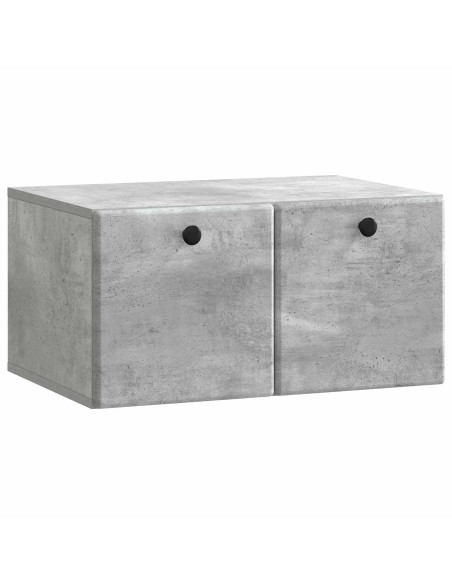 Mobile Porta TV da Muro Grigio Cemento 59,5 x 41 x 30 cm