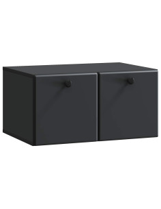 Mobile Porta TV da Muro Nero 59,5 x 41 x 30 cm