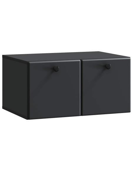 Mobile Porta TV da Muro Nero 59,5 x 41 x 30 cm