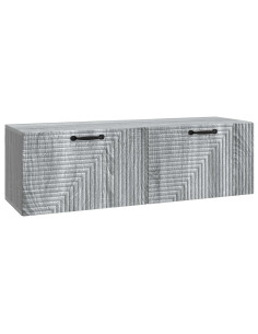 Mobile Porta TV da Muro Grigio Sonoma 98 x 31 x 30 cm