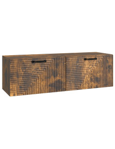 Mobile Porta TV da Muro Rovere Fumo 98 x 31 x 30 cm
