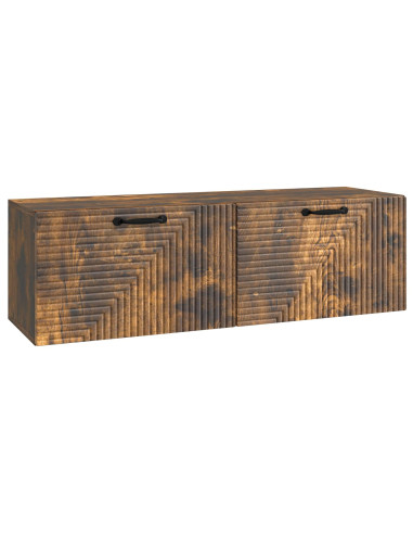 Mobile Porta TV da Muro Rovere Fumo 98 x 31 x 30 cm