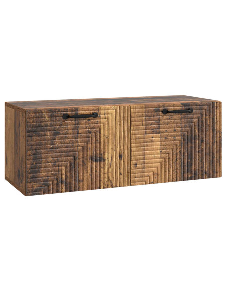 Mobile Porta TV da Muro Legno antico 78,5 x 31 x 30 cm