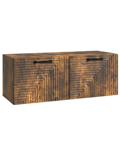 Mobile Porta TV da Muro Rovere Fumo 78,5 x 31 x 30 cm