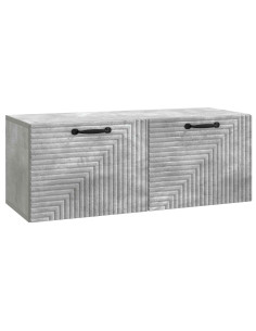 Mobile Porta TV da Muro Grigio Cemento 78,5 x 31 x 30 cm