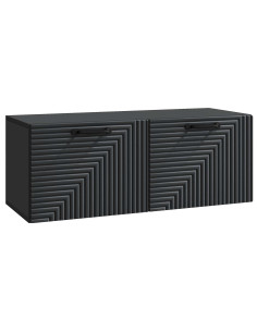 Mobile Porta TV da Muro Nero 78,5 x 31 x 30 cm