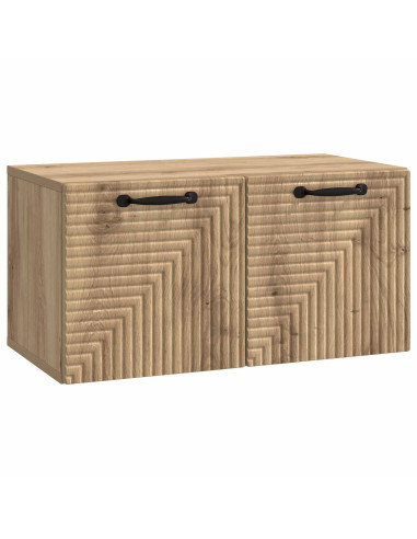 Mobile Porta TV da Muro Rovere Artigianale 59,5 x 31 x 30 cm