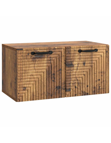 Mobile Porta TV da Muro Legno antico 59,5 x 31 x 30 cm