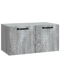 Mobile Porta TV da Muro Grigio Sonoma 59,5 x 31 x 30 cm