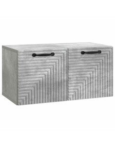 Mobile Porta TV da Muro Grigio Cemento 59,5 x 31 x 30 cm
