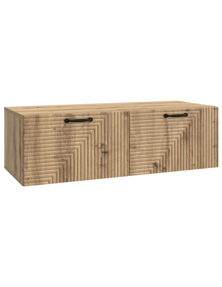 Mobile Porta TV da Muro Rovere Artigianale 98 x 41 x 30 cm