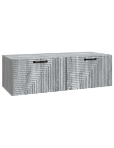 Mobile Porta TV da Muro Grigio Sonoma 98 x 41 x 30 cm