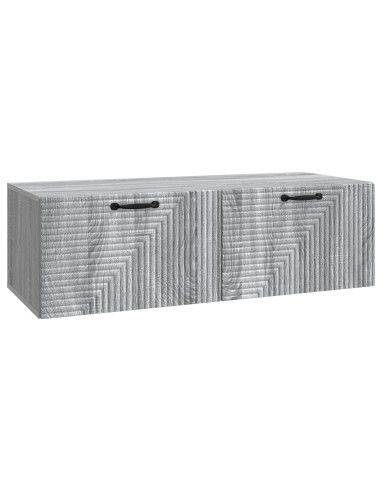Mobile Porta TV da Muro Grigio Sonoma 98 x 41 x 30 cm