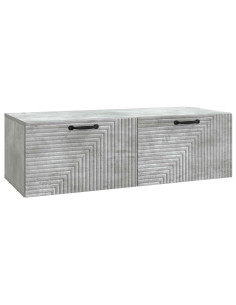 Mobile Porta TV da Muro Grigio Cemento 98 x 41 x 30 cm