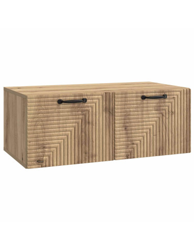 Mobile Porta TV da Muro Rovere Artigianale 78,5 x 41 x 30 cm