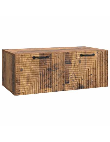 Mobile Porta TV da Muro Legno antico 78,5 x 41 x 30 cm