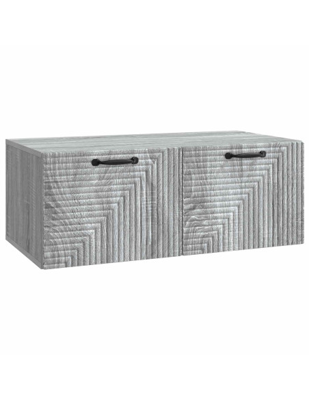 Mobile Porta TV da Muro Grigio Sonoma 78,5 x 41 x 30 cm