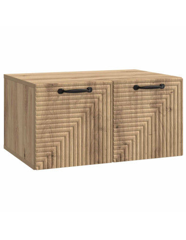Mobile Porta TV da Muro Rovere Artigianale 59,5 x 41 x 30 cm