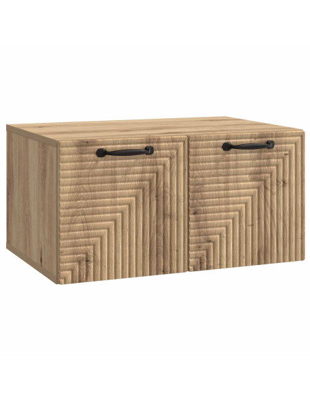 Mobile Porta TV da Muro Rovere Artigianale 59,5 x 41 x 30 cm
