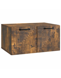 Mobile Porta TV da Muro Rovere Fumo 59,5 x 41 x 30 cm