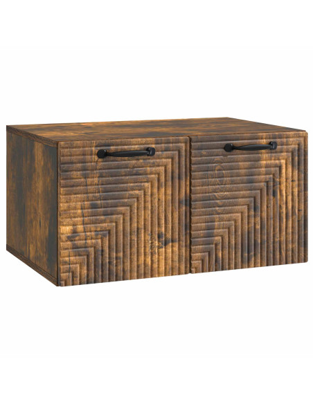 Mobile Porta TV da Muro Rovere Fumo 59,5 x 41 x 30 cm