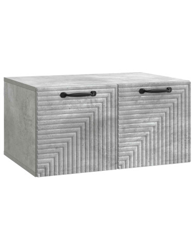 Mobile Porta TV da Muro Grigio Cemento 59,5 x 41 x 30 cm