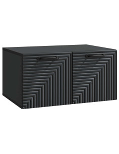Mobile Porta TV da Muro Nero 59,5 x 41 x 30 cm