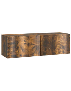 Mobile Porta TV da Muro Rovere Fumo 98 x 31 x 30 cm