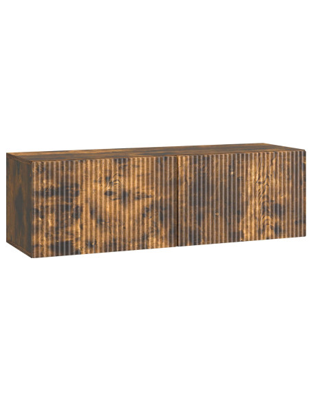 Mobile Porta TV da Muro Rovere Fumo 98 x 31 x 30 cm