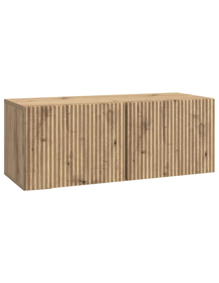 Mobile Porta TV da Muro Rovere Artigianale 78,5 x 31 x 30 cm
