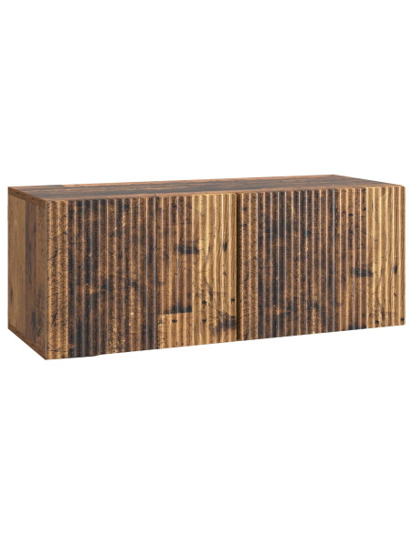 Mobile Porta TV da Muro Legno antico 78,5 x 31 x 30 cm