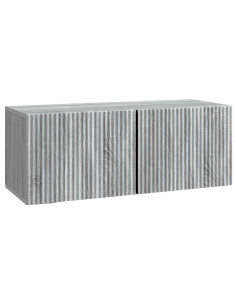 Mobile Porta TV da Muro Grigio Sonoma 78,5 x 31 x 30 cm