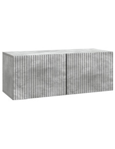 Mobile Porta TV da Muro Grigio Cemento 78,5 x 31 x 30 cm