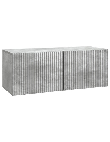Mobile Porta TV da Muro Grigio Cemento 78,5 x 31 x 30 cm