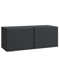 Mobile Porta TV da Muro Nero 78,5 x 31 x 30 cm