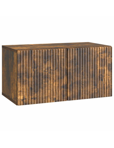 Mobile Porta TV da Muro Rovere Fumo 59,5 x 31 x 30 cm