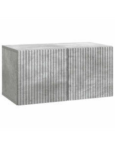 Mobile Porta TV da Muro Grigio Cemento 59,5 x 31 x 30 cm