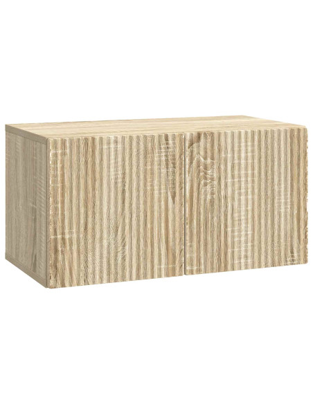 Mobile Porta TV da Muro Rovere Sonoma 59,5 x 31 x 30 cm