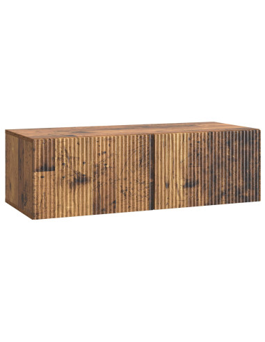 Mobile Porta TV da Muro Legno antico 98 x 41 x 30 cm
