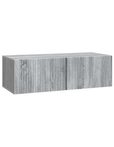 Mobile Porta TV da Muro Grigio Sonoma 98 x 41 x 30 cm