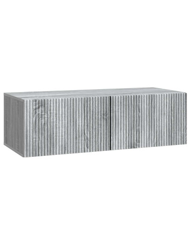 Mobile Porta TV da Muro Grigio Sonoma 98 x 41 x 30 cm