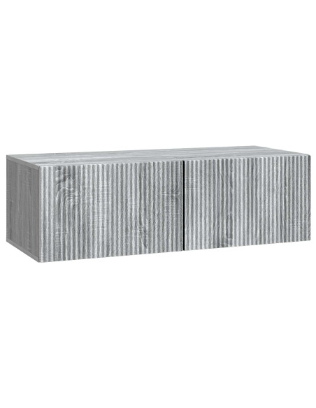 Mobile Porta TV da Muro Grigio Sonoma 98 x 41 x 30 cm