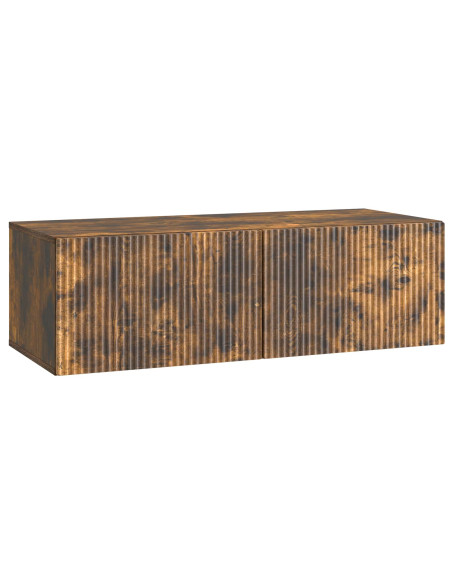 Mobile Porta TV da Muro Rovere Fumo 98 x 41 x 30 cm