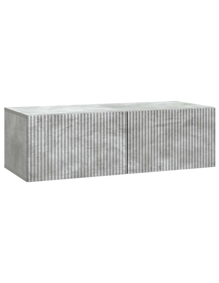Mobile Porta TV da Muro Grigio Cemento 98 x 41 x 30 cm