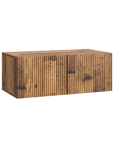 Mobile Porta TV da Muro Legno antico 78,5 x 41 x 30 cm