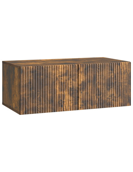 Mobile Porta TV da Muro Rovere Fumo 78,5 x 41 x 30 cm
