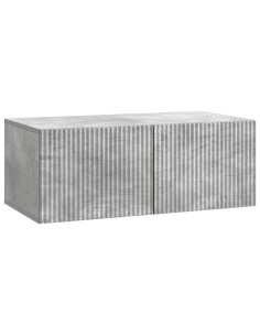 Mobile Porta TV da Muro Grigio Cemento 78,5 x 41 x 30 cm